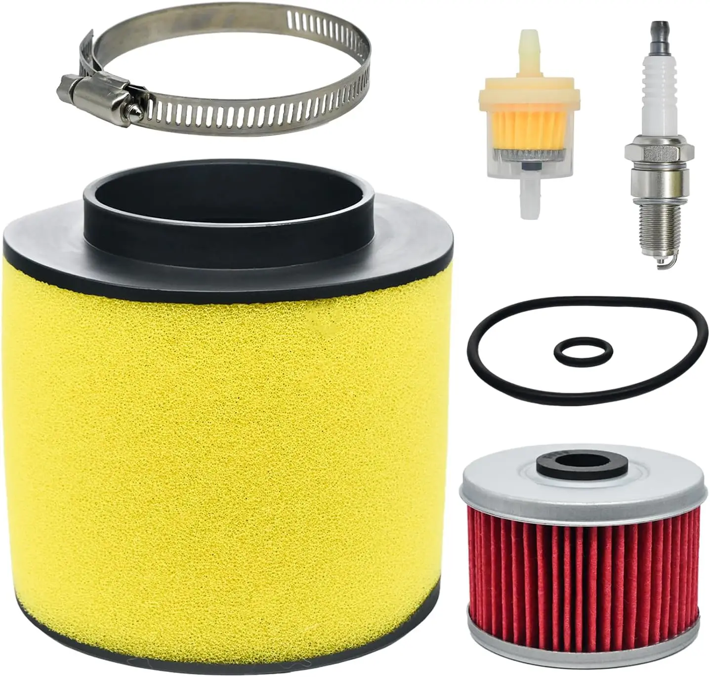 

Recon 250 Air & Oil Filter Replacement for Honda ATV Sportrax 250 17254-HM8-000, TRX250 TRX250TE TRX250TM 1997-2022 with Spark P