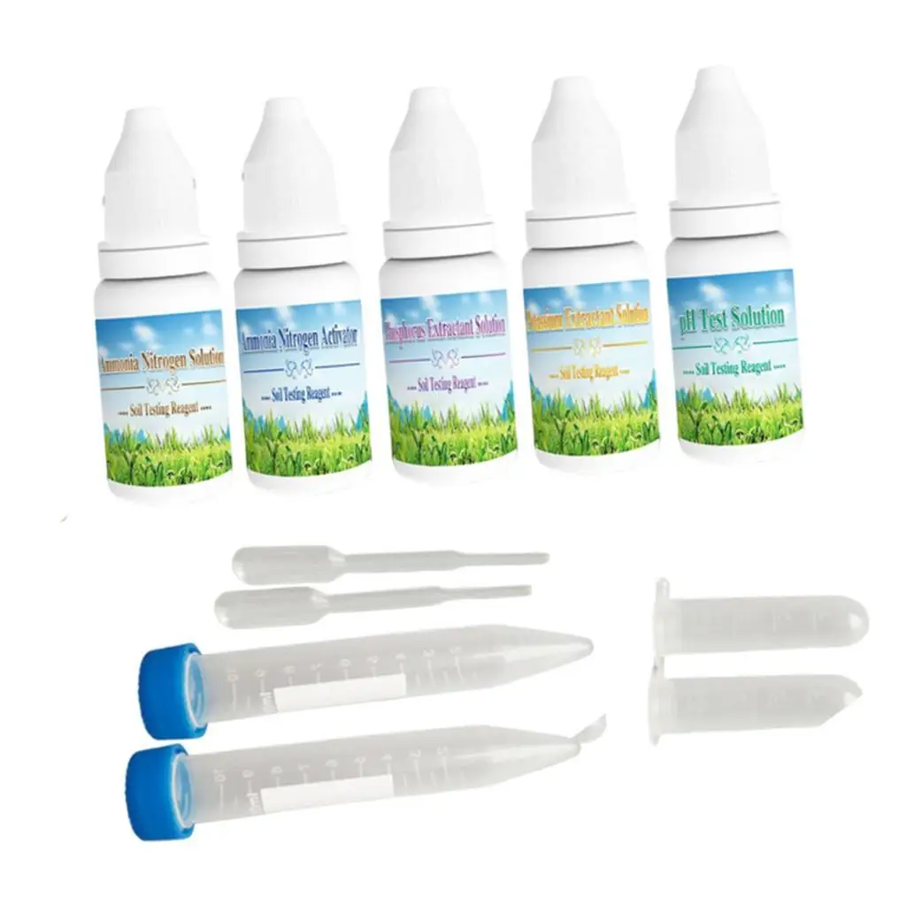 Multi Function Soil PH Tester Digital NPK Soil Test Kit for Indoor Outdoor Plants Garden Vegetables Flowers Lawns