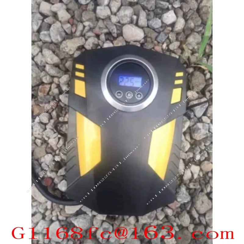Portable Car Tire Pump, 12V Electric High-pressure Air Filling with Tire Pressure Measurement, Parts for Automobile