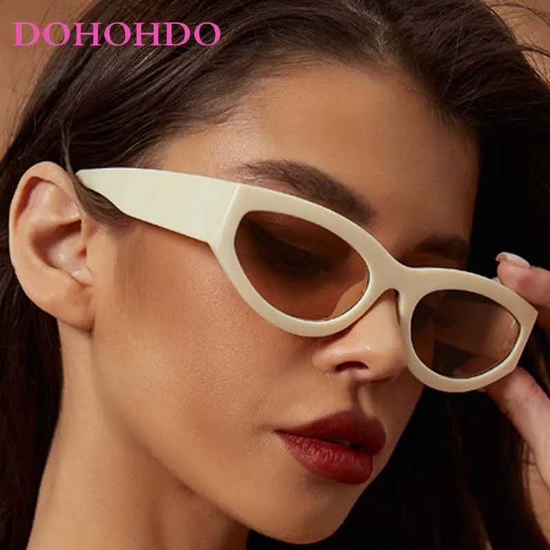 

DOHOHDO Fashion Cat Eye Sunglasses Women Luxury Brand Men Beach Sun Glasses Female Classic Vintage Glasses UV400 Outdoor Eyewear