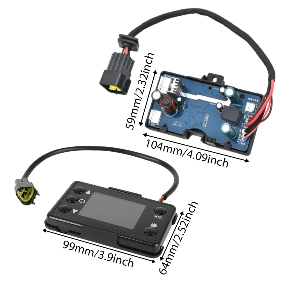For  12/24 V Dc Diesel Air Heaters Plastic and Metal and PCB Air Heater Control Board Set