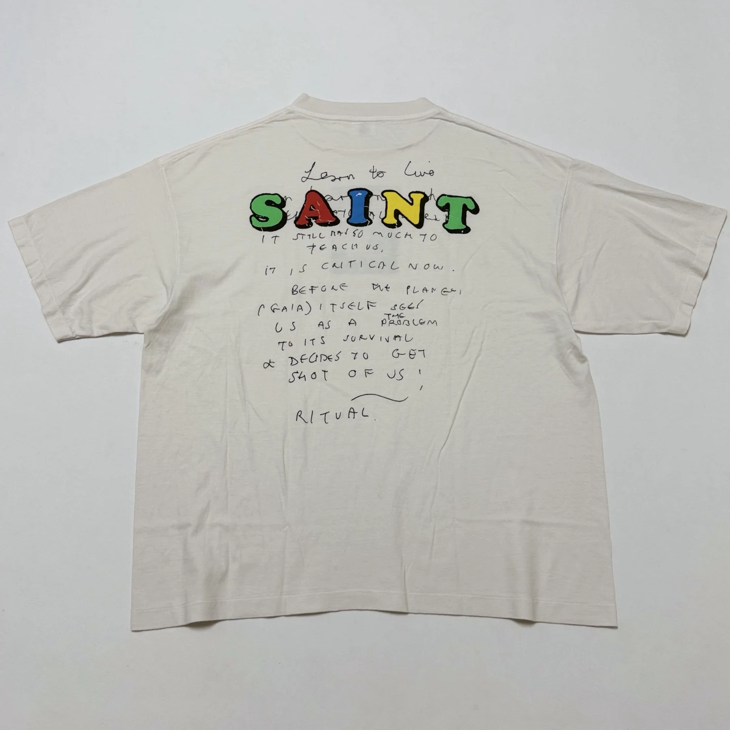 Best Version Saint  Famous Scientists Sologan Printed Women Men T shirts tees Hiphop Oversized Men Casual Cotton T shirt