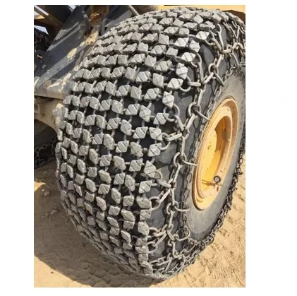 

Tire Protection Chain For 17.5-25 Loader Tire - 250kg With Anti-Slip Studs For Wheel Loader Export From Vietnam