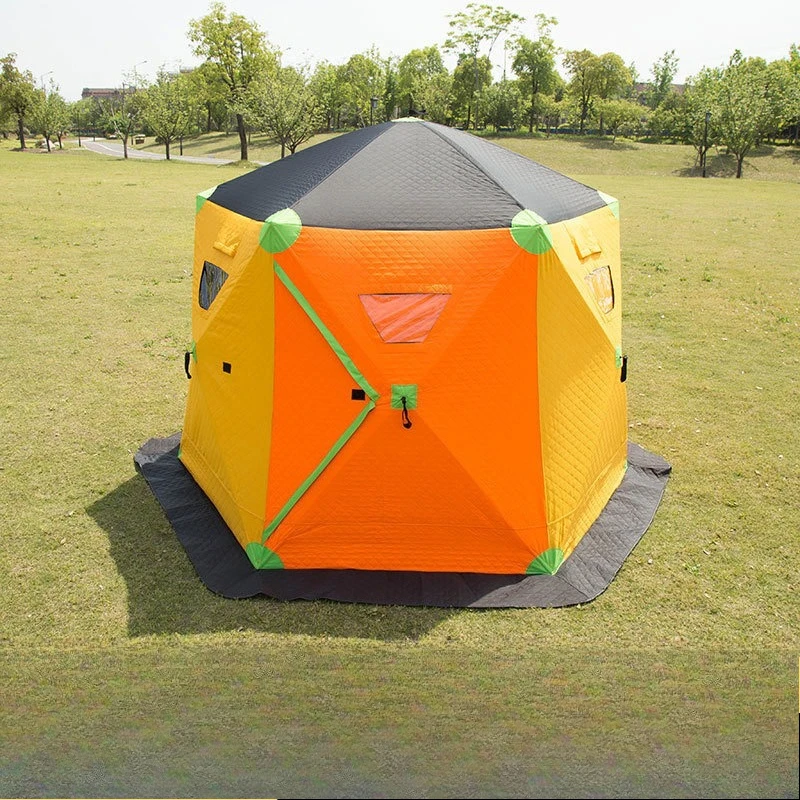 Winter fishing tent outdoor camping fishing windproof and rainproof double-layer warm ice fishing tent