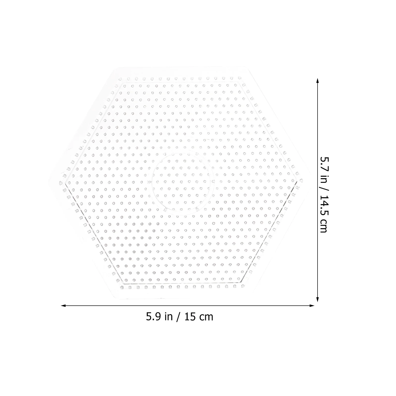 Cuentas de planchado para niños, cuentas circulares grandes y blancas, tablero de cuentas, clavija de bandeja redonda, herramienta educativa DIY, tableros de fusibles artesanales, 3 uds.