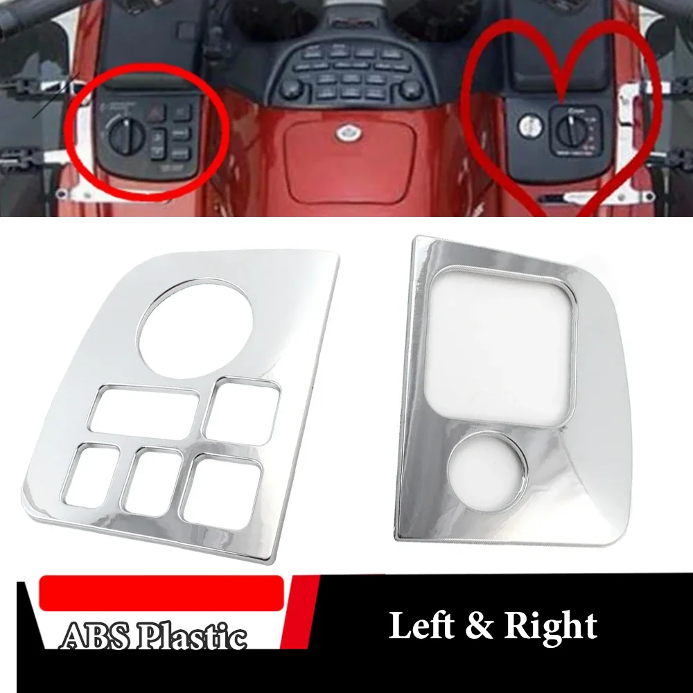 

Left Right Side Fairing Control Accent Decoration For Honda Goldwing GL 1800 GL1800 2001 2002 2003 2004 2005