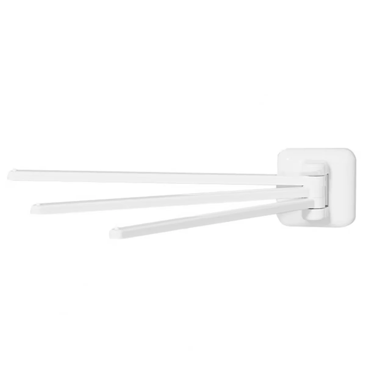 ABZT Wall-Mounted Triple Swing-Out Towel Bar, Rotating 180° Towel Rack with 3 Arms for Bathroom and Kitchen Organization