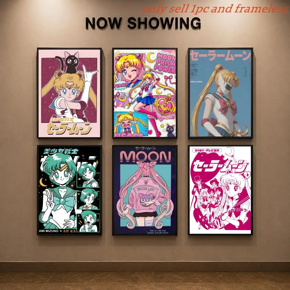 Magical girl Comic S-Sailor MoonS Poster Poster Gallery Prints Home Decoration Painting Living Room