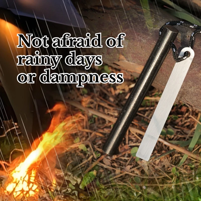 

20 * 120mm Outdoor Magnesium Stick Fire Stick Outdoor Survival Emergency Equipment Camping Hiking EDC Set