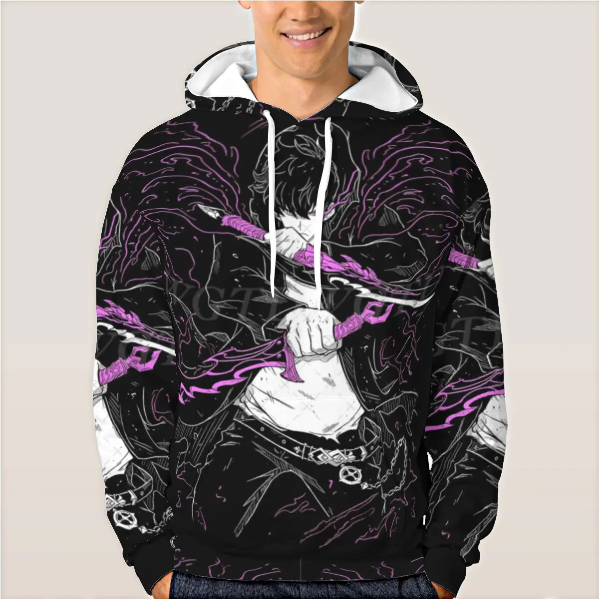 

Anime Solo Leveling 3D Print Hoodies For Men Women Cool Graphic Sung Jin Woo Casual Sportswear Hip Hop Comic Solo Leveling Hoody