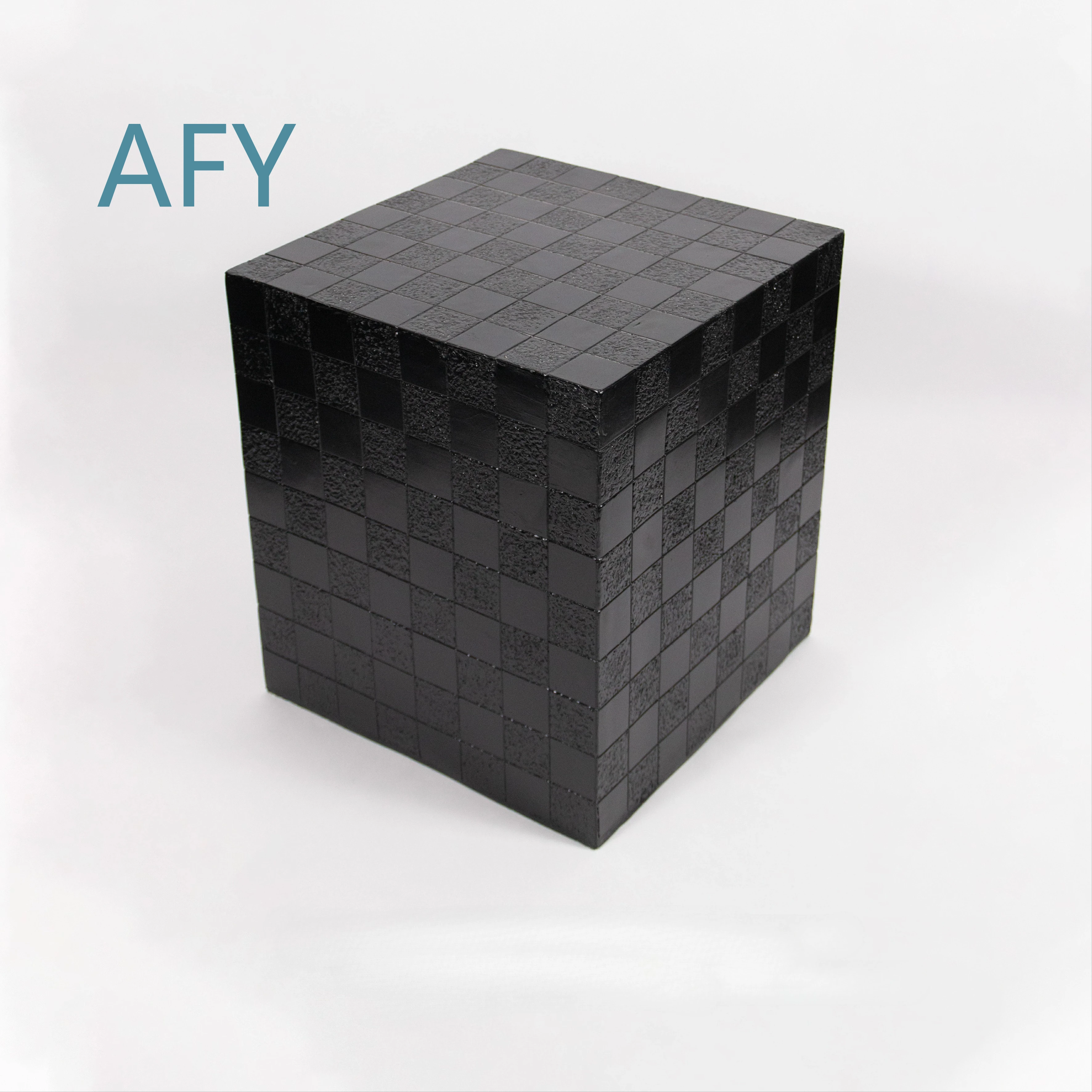 Minimalist Mosaic Texture Sofa Coffee Table Side Table for Living Room Home Office Coffee Shop Homestay End Table Furniture