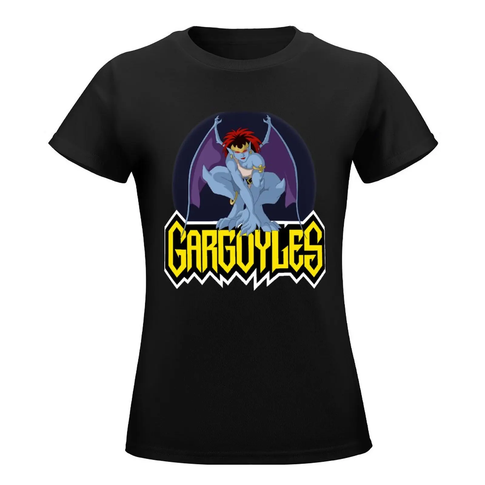 Demona on Gargoyles logo T-Shirt sports fans customs design your own tees cotton t shirts Women