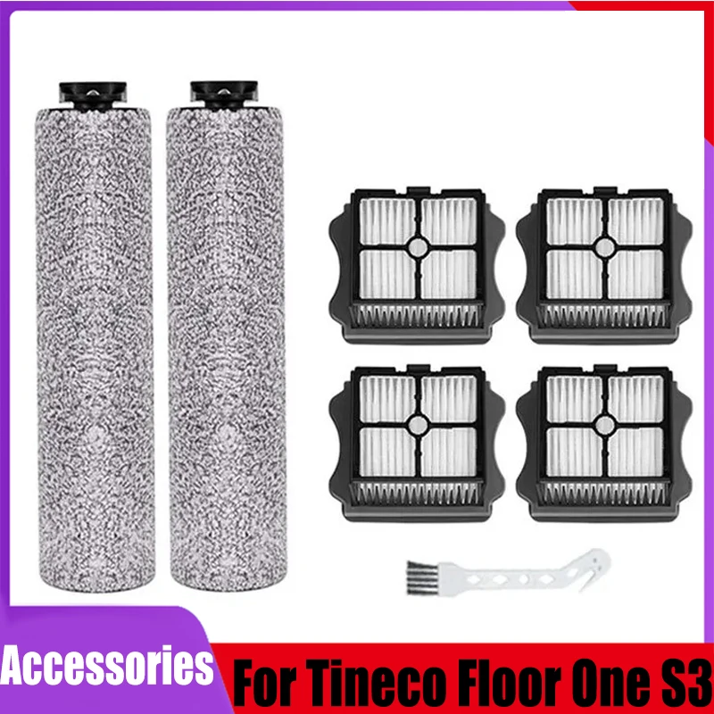 Main Roller Brush Hepa Filter Kits For Tineco iFloor 3 Floor One S3 Cordless Wet Dry Floor Washable Handheld Vacuum Accessories