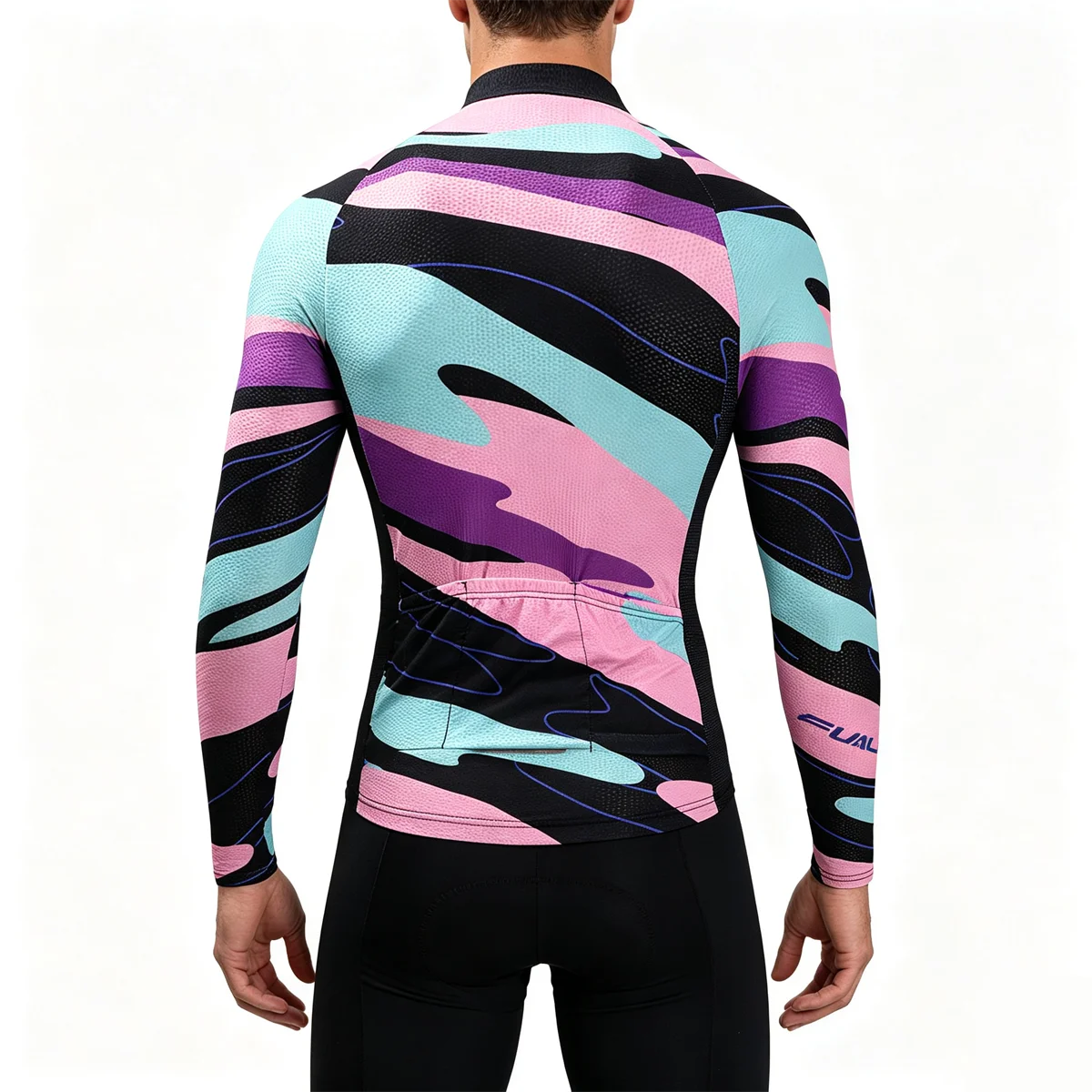 2027 Winter Herren-Radtrikot-Set, warmes Fleece-Radtrikot-Set, Triathlon-Mountainbike-Langarm-Radbekleidung – Detail 15