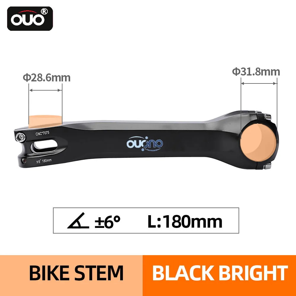 OUO 自転車 ステム 160mm ±17度 CNC 7075【ボルト無し】 S2ecf9418e8a14fbc9accb7060afc9