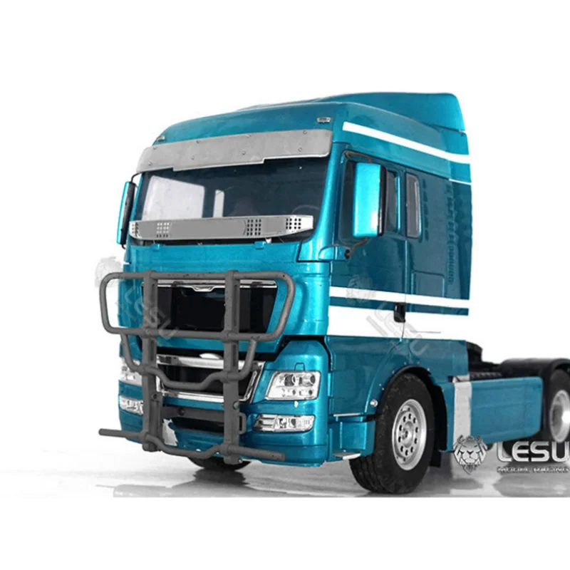LESU For 1/14 Simulation Truck Model Sun Visor Tamiya Tractor (TGX) Metal Upgrade Truck Decorations Truck DIY Accessory Toy