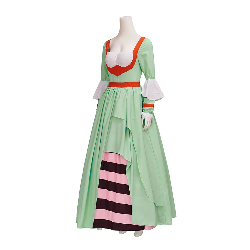 Musical Kiss Me Kate Bianca Cosplay Dance Dress Princess Bianca Green Victorian Gown Broadway Theatre Stage Performance Dress