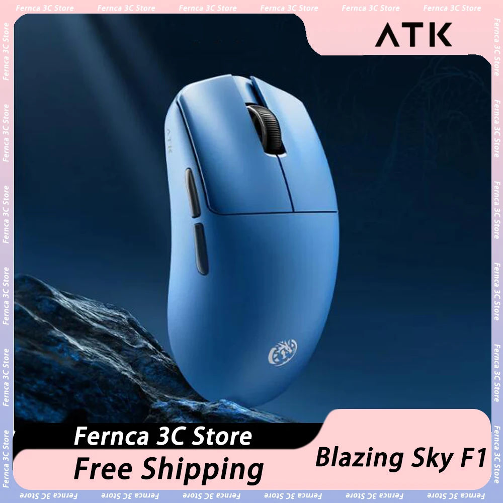 

ATK Blazing Sky F1 Leviatan Mouse Dual Mode Wireles Accessory laptop Mouse 8K Polling Rate Lightweight Office Game Mice Custom