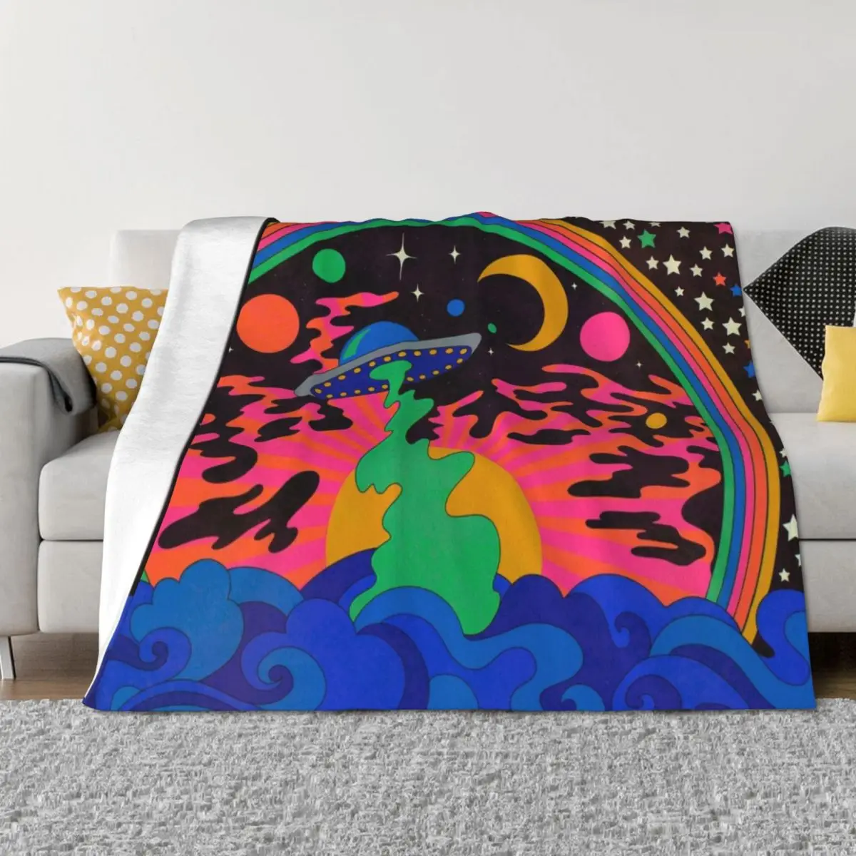 

Sail Away Throw Blanket For Sofa Thin Shaggy Beach Blankets
