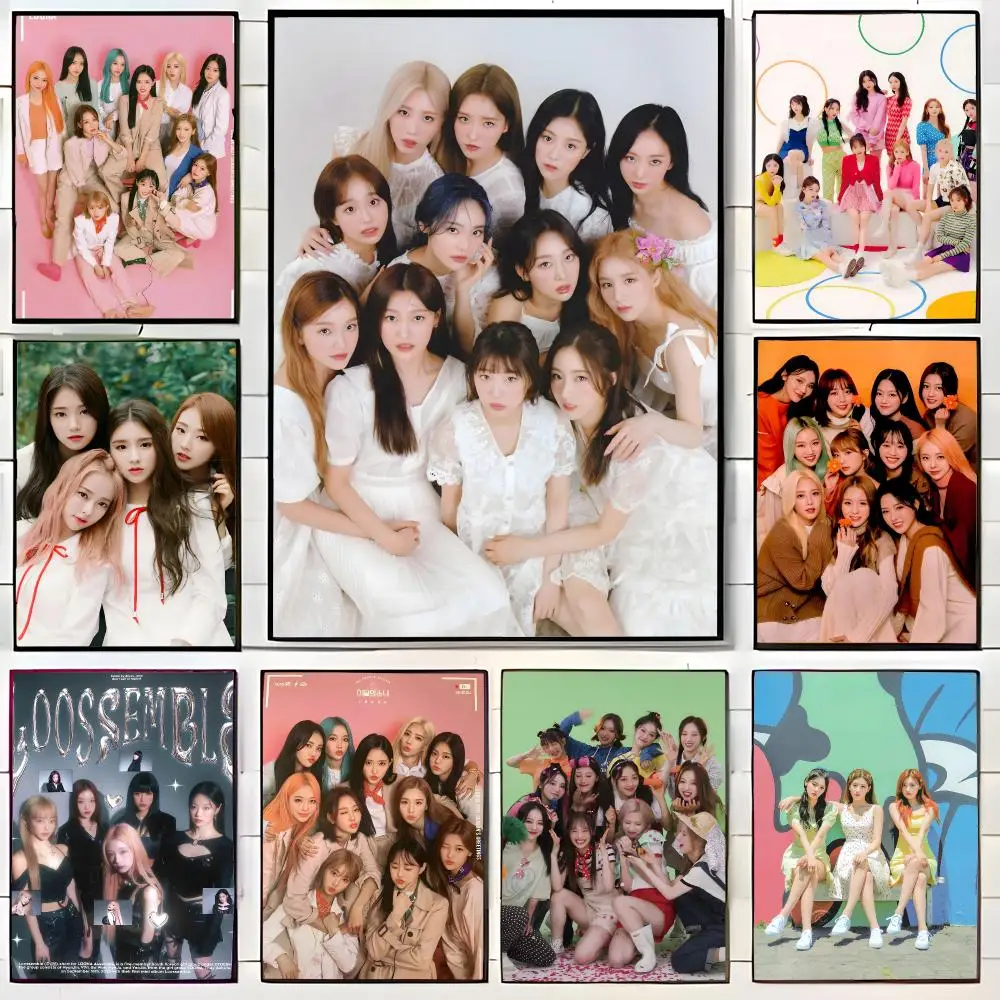 Dreamy KpopGroup L-LOONA Poster Wall Art Print Decorative Mural Home Decor Gift Unframed