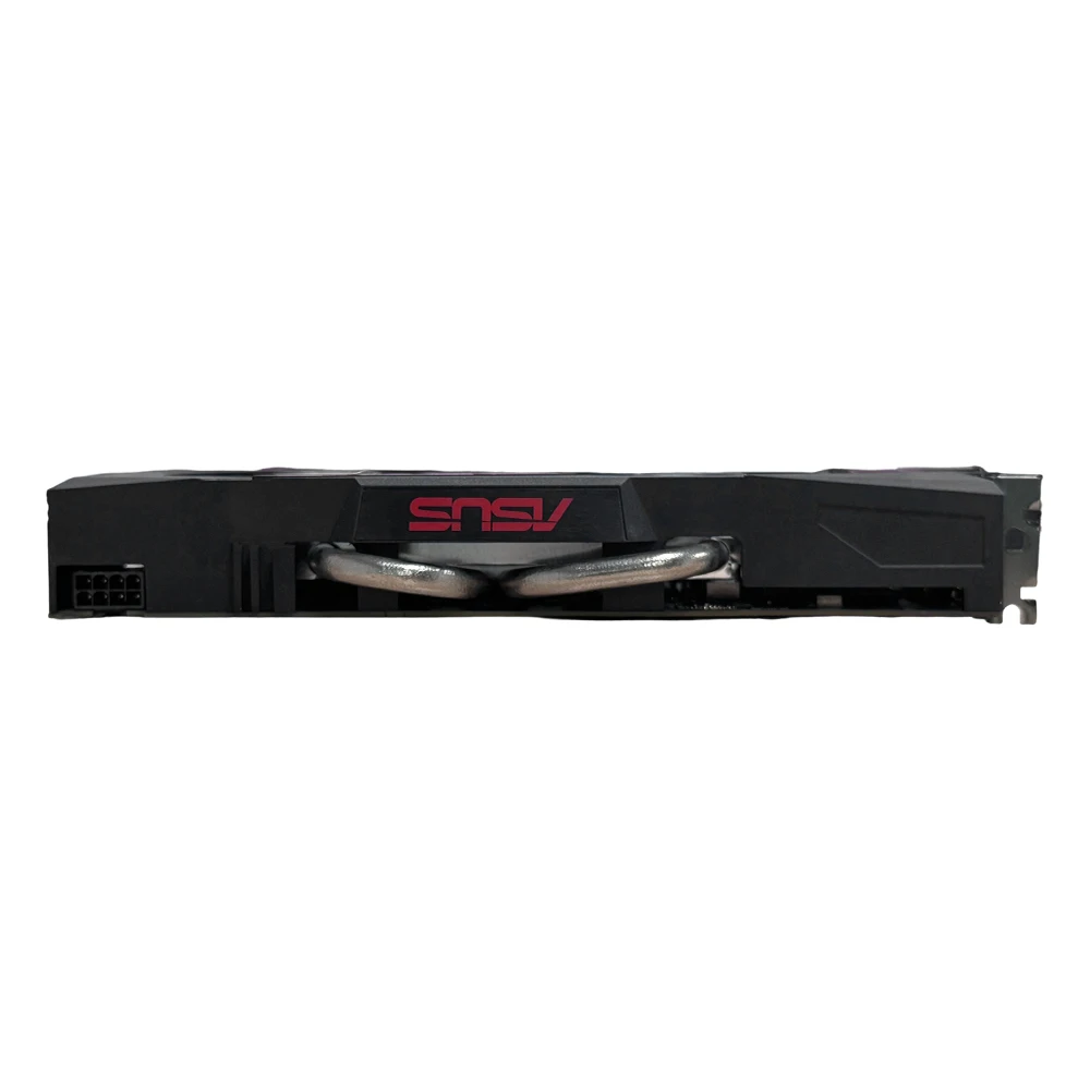 بطاقة رسومات ASUS AMD EX RX570 8G GDDR5 8GB 256bit 570، تبريد مزدوج المروحة، تصميم صامت، أداء عالي لألعاب الكمبيوتر/الفيديو