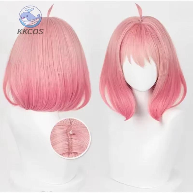 Conjunto de cosplay de vestido preto da família espião Anya Forger com peruca e acessórios, fantasia de festa de anime Comic-con para crianças e adultos