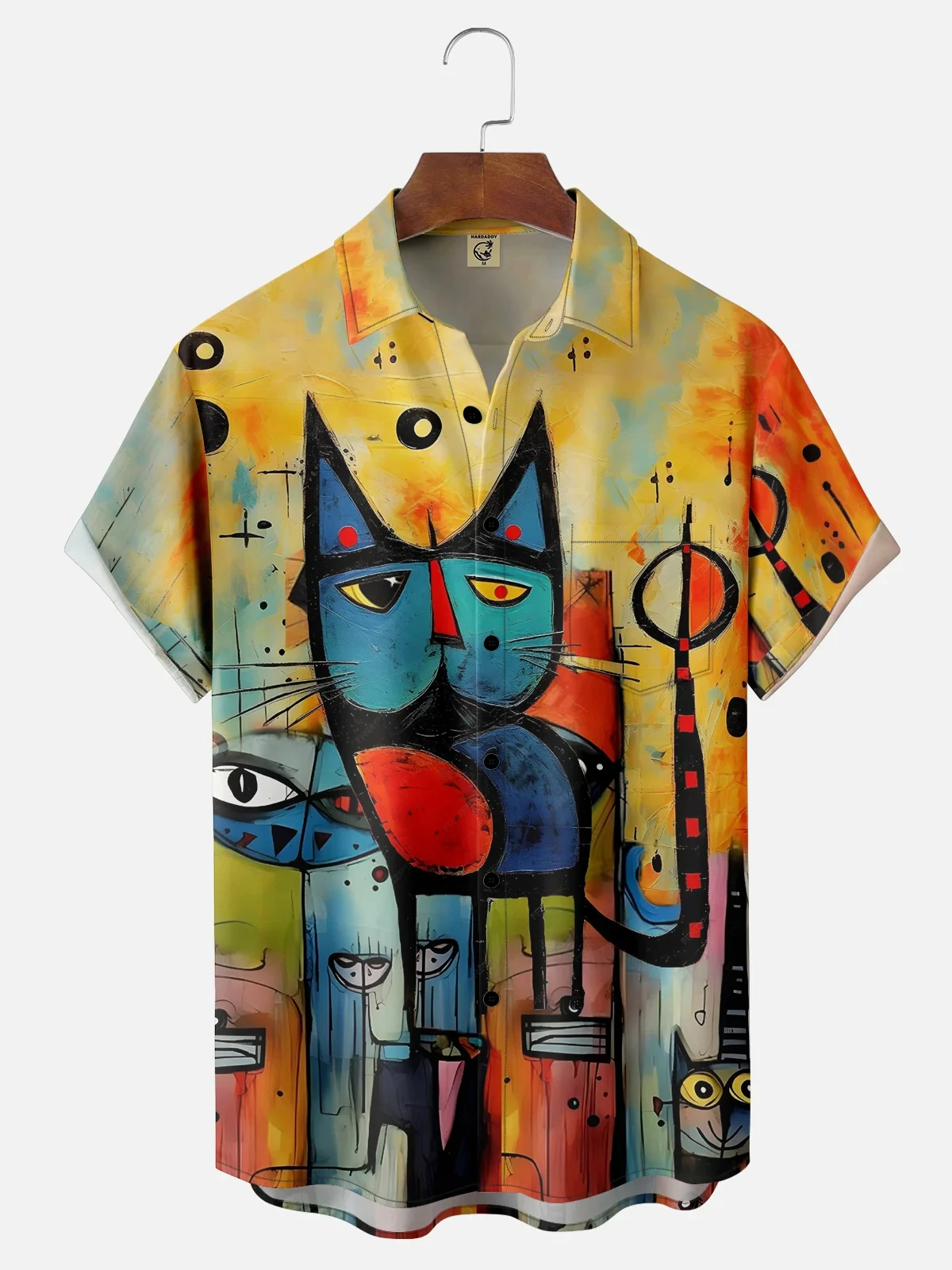 Chemise à manches courtes à séchage rapide pour hommes avec impression 3D d'animaux de dessin animé drôle, vêtements d'été décontractés, chemises de mode de rue pour garçon