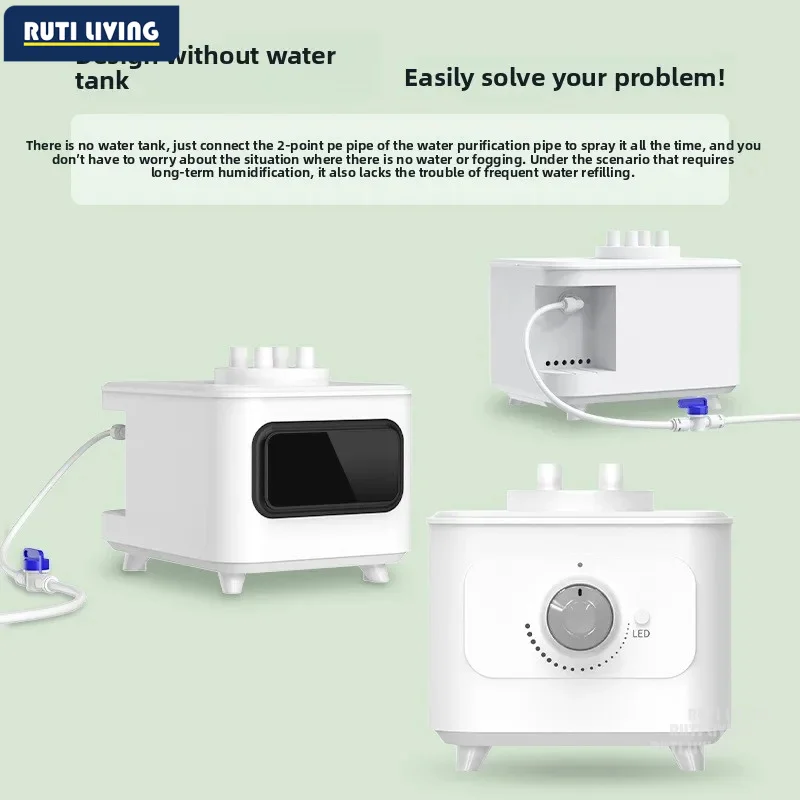 Automatic water refilling humidifier sprayer, ideal for outdoor fogging in fish ponds, rockeries, and landscape decorations