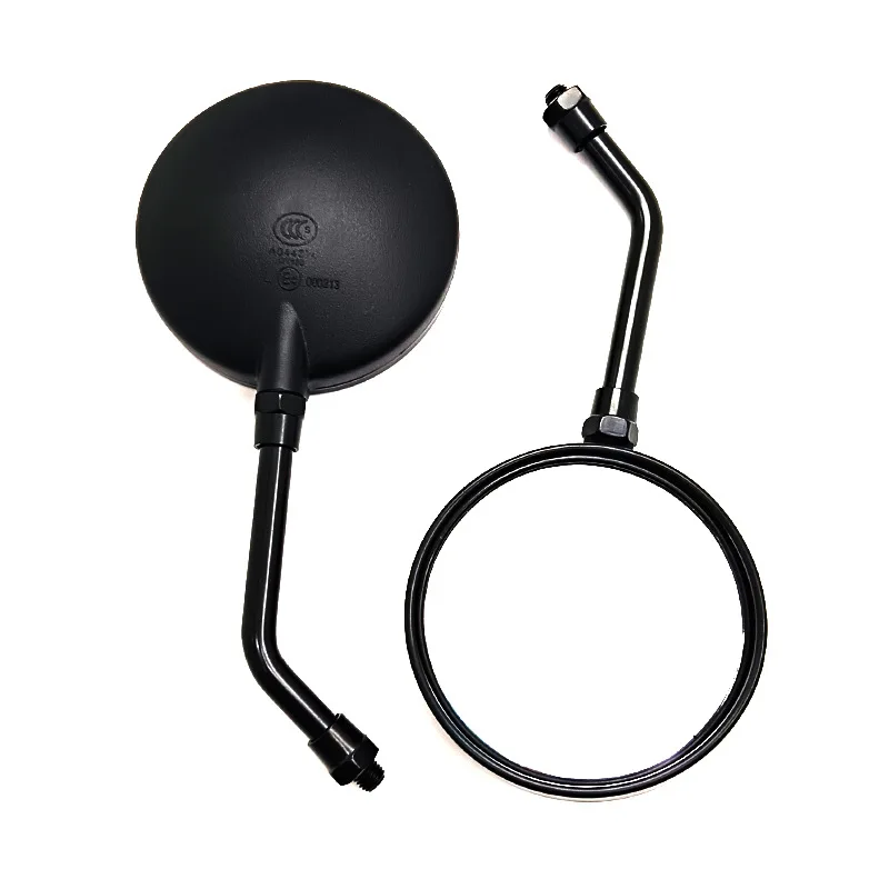 AliExpress NONE Universal Motorcycle Handlebar Mirrors - Adjustable Rearview Mirrors for Cafe Racer, Cruiser, Dirt Bike, Scooter & E-Bike, Black