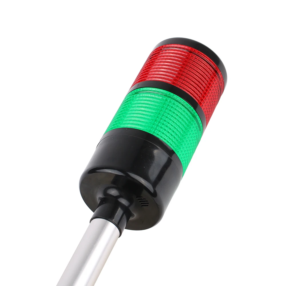 Spia LED Stack light industriale per macchina CNC DC 12V 24V AC 110V 220V Luce lampeggiante fissa