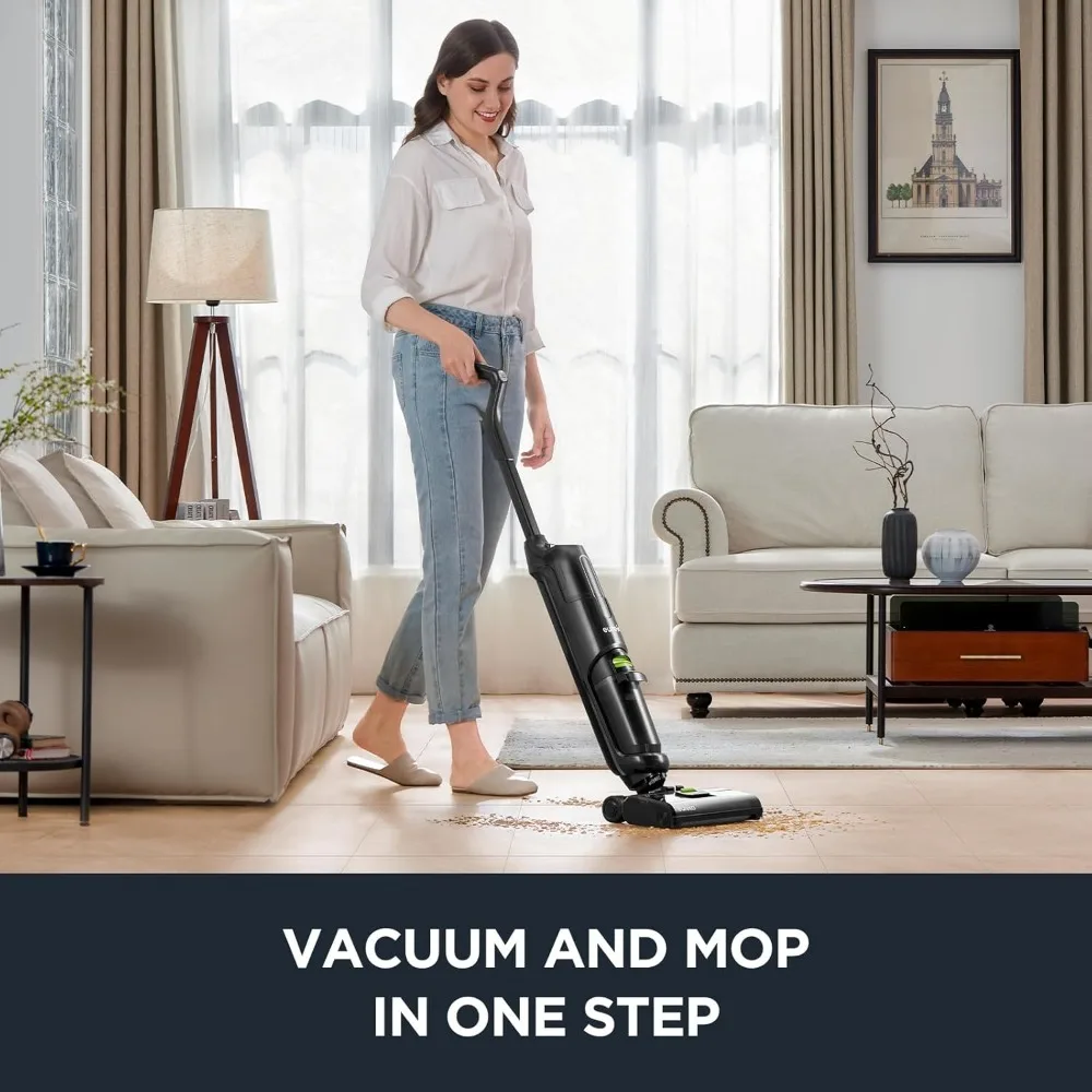 Eureka Cordless Wet Dry One Hard Floor Cleaner with Self System, Vacuum Mop for Multi-Surfaces, Perfect for Cleaning Sticky Mess