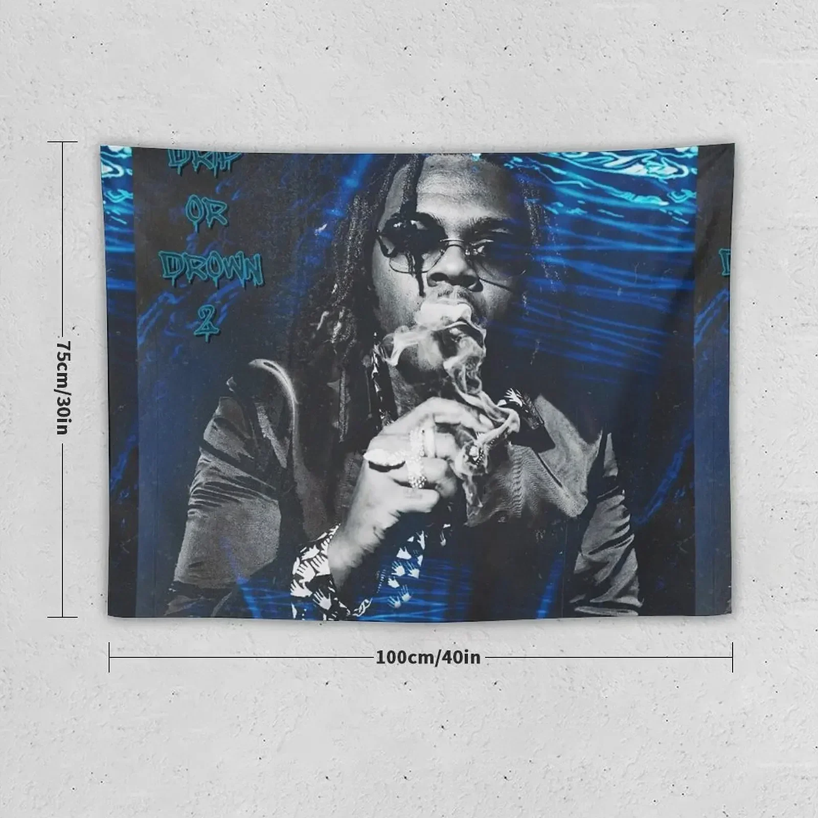 Lembror Gunna Drip Or Drown 2 Tour 2019 Tapestry Decorative Wall Luxury Living Room Decoration House Decor Tapestry