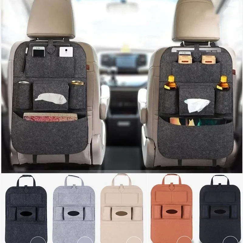 Moaodo Car Seat Back Storage Bag Multifunctional Adjustable Backseat Storage Bag High Capacity Storage Bag Inside Seat Back