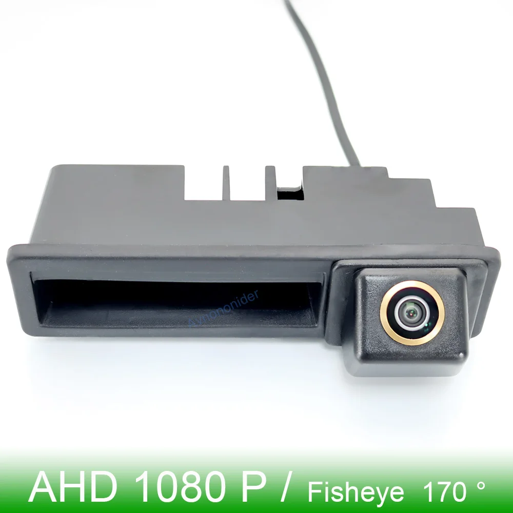 

Car Truck Handle Rear View Camera For Audi A3 8P A6 C6 A1 Q7 A4 S4 RS4 B6 B7 S5 Q5 A6L Car Parking Golden Fisheye Lens AHD 1080P