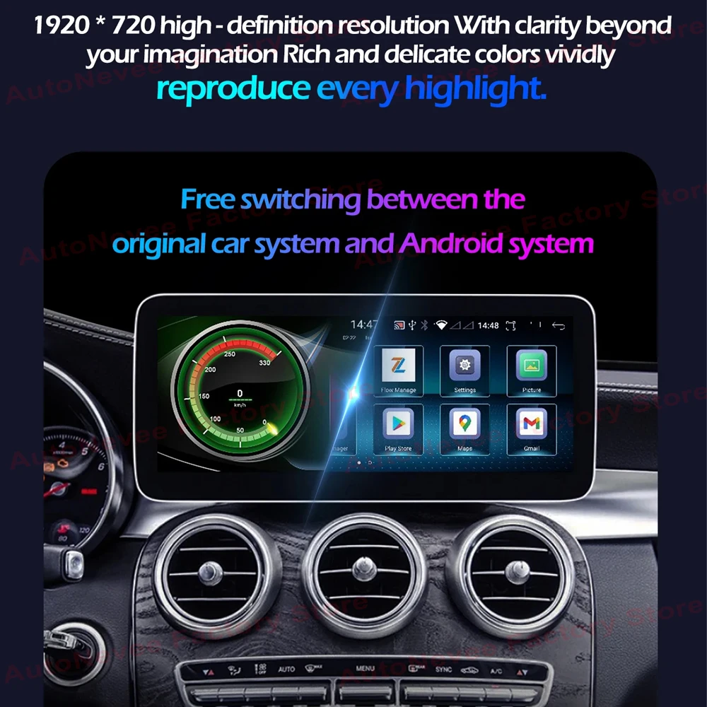 Car Radio Android Carplay For MERCEDES BENZ CLASSE S W221 2006-2013 NTG3.0 NTG3.5 Multimedia Player 5G Wifi Navigation Display