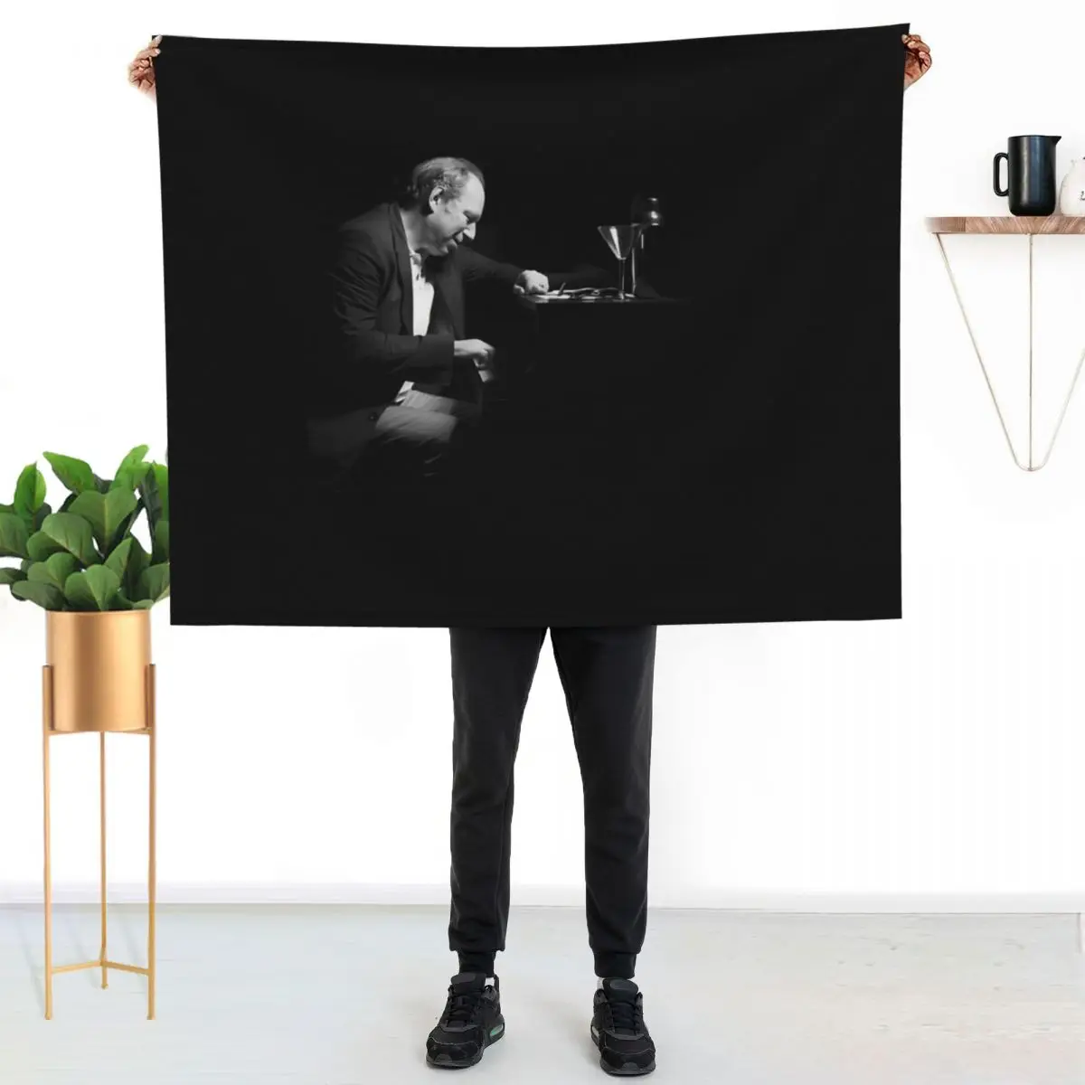 

Hans Zimmer Pianis Throw Blanket Luxurious Soft Blanket Holiday Gift for Family
