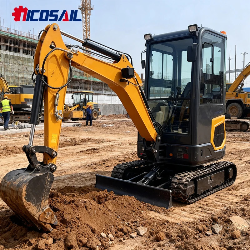 حفارة زاحفة منزلية صغيرة جديدة 1.8 طن 2 طن يورو 5 Epa Kubota محرك حفارة زاحفة #1