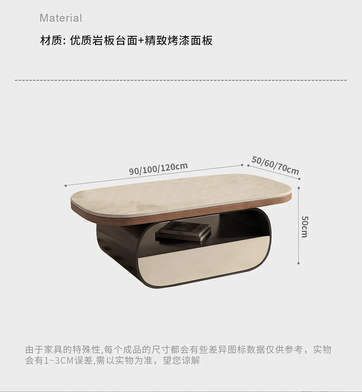 Storage Writing Side Table Luxury Modern Living Room Designer Organizer Drawers Coffee Table Moving Couchtisch Home Furniture