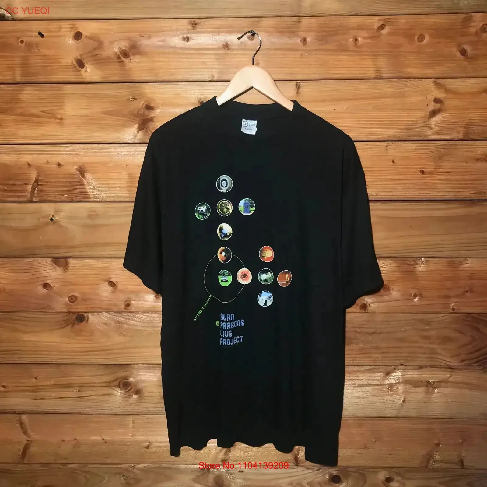 1999 Alan Parsons Live Project Time Machine tour T Shirt vintage Washed Stylish designer clothes graphic Casual homme Soft