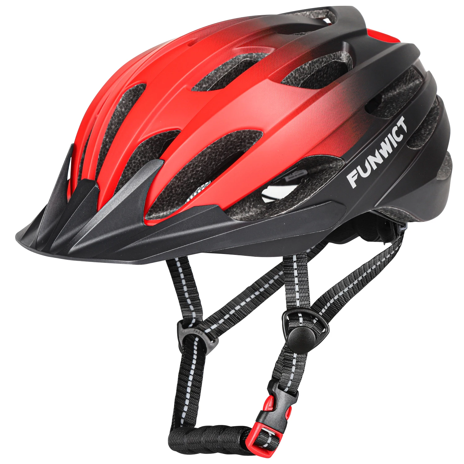 Bike Helmet Lightweight for Adults Men Women Integrally-Molded Visor Bicycle Safety Caps Mountain Bike Breathable Cycling Helmet