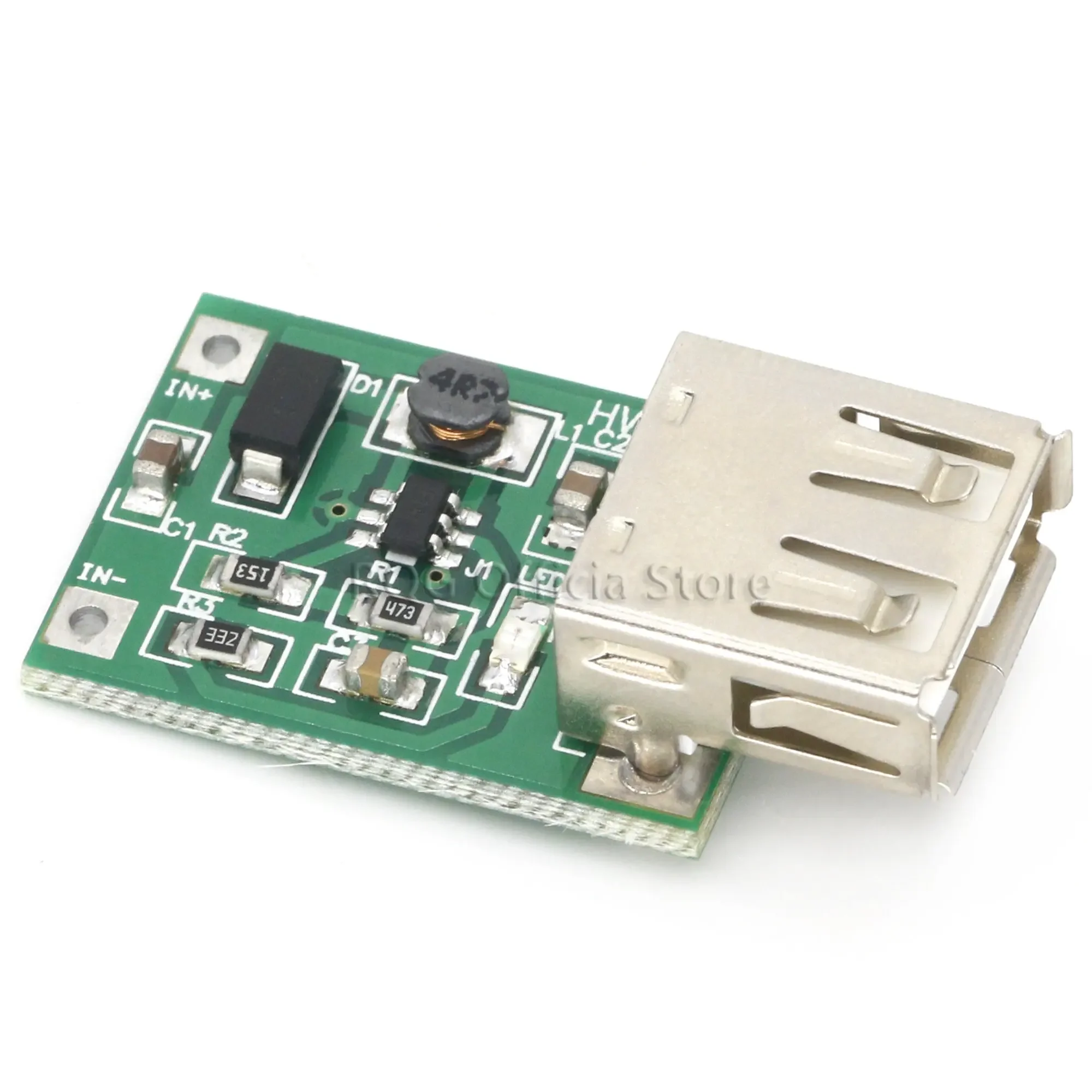 1PCS 0.9V ~ 5V to 5V 600MA USB Output charger step up Power Module Mini DC-DC Boost Converter green