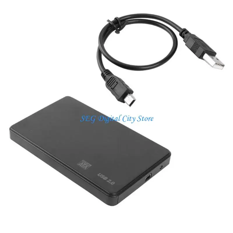 U75B External drive Enclosure Double Bay Design Scratch Resistant Outside Built In Cooling for Enhanced Data Transfer Stability