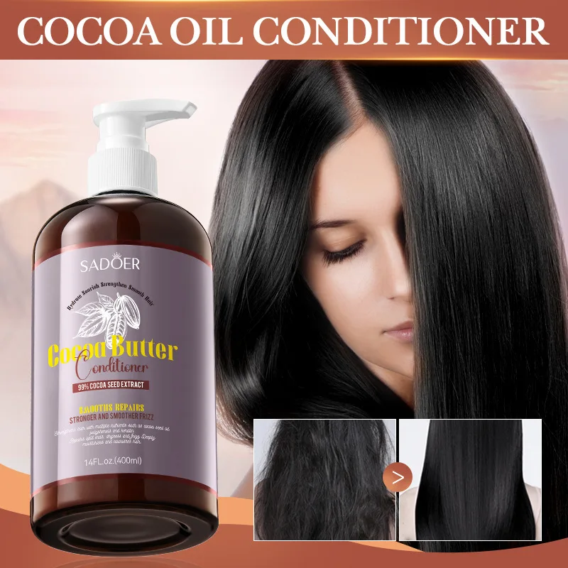 SADOER Cocoa Oil Soft Repair Conditioner Boosts Hair Quality