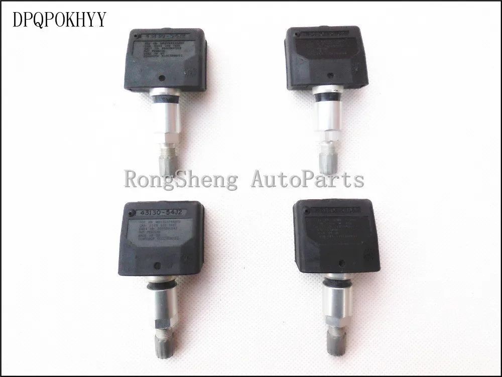 

DPQPOKHYY SET OF 4 For Suzuki 43130-54J2 TPMS Tire Pressure Monitor Sensor OEM