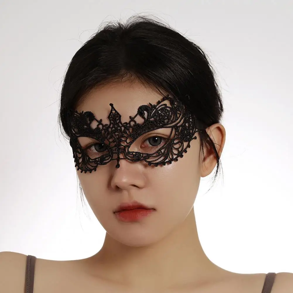 1 Pair Sparkling Lace Masquerade Eye Cover Women Venetian Lace Eye Cover Party Prom Ball Costume Supplies Маскировка Глаз