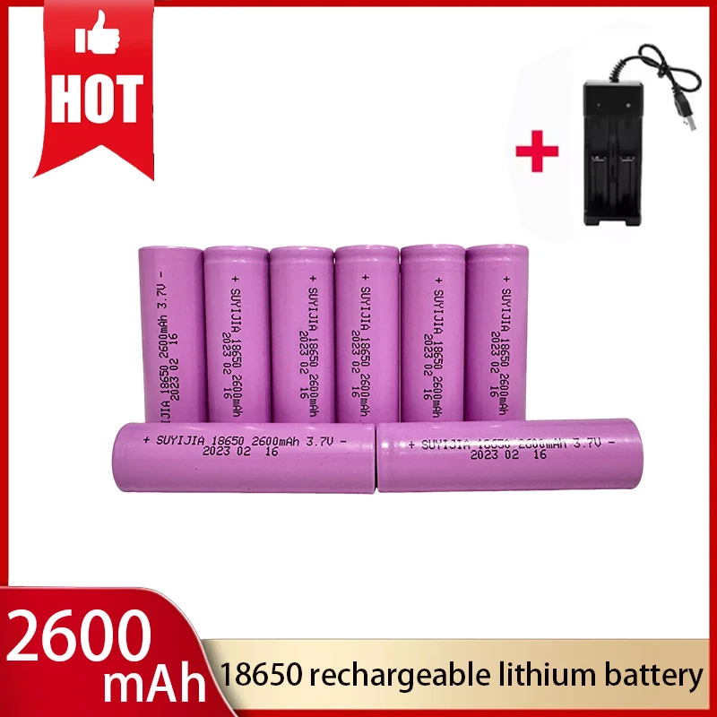 جديد 2025 18650 2600mAh بطارية 3.7 فولت 10A التفريغ ليثيوم أيون بطارية قابلة للشحن ل Powerbank مصباح يدوي 18650 بطاريات #3