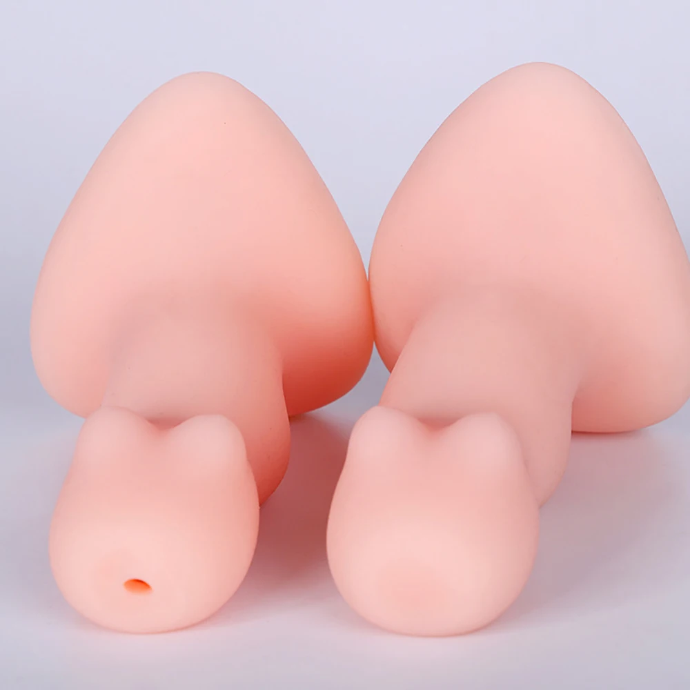 Wearing Aircraft Cup Male Masturbator Blowjob Man Penile Exercise Device Male Sex toys Plug-in Penis Massager Soft TPE Material