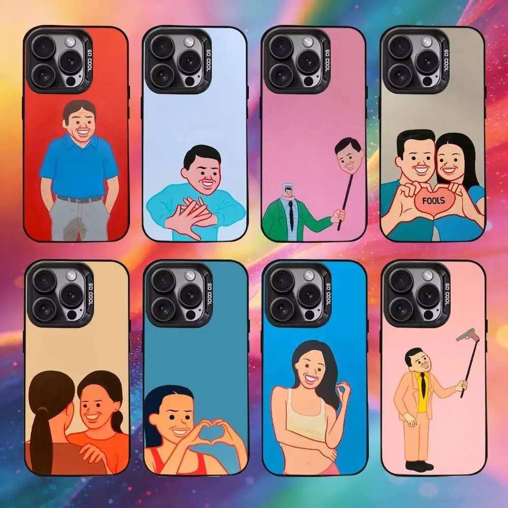 

N-New A-Art J-Joan Cornella Phone Case For iPhone17, 16,15,14,13,12 Pro Max Black Candy Matte Shockproof Cover