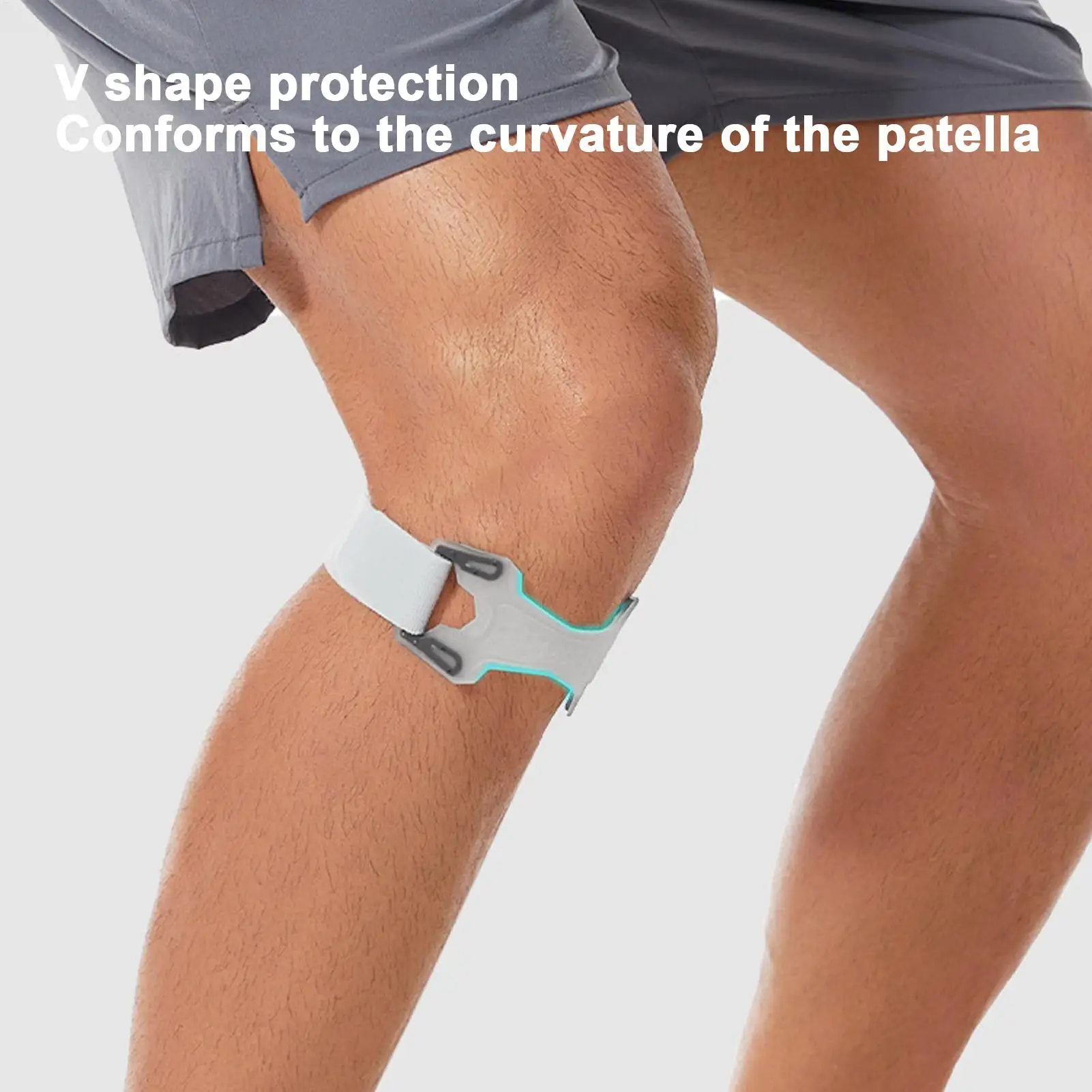 

Patella Band Adjustable Knee Brace Shock Absorbing Band For Men Women Athletes Cycling Soccer Basketball Tennis Gym Volleyball
