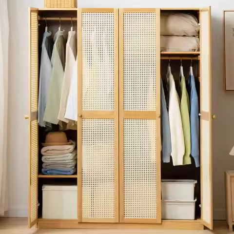 Create Display Wardrobe Modern Design Transparent Quality Display Closet Storage Clothes Cheap Guarda Roupa Furniture For Room